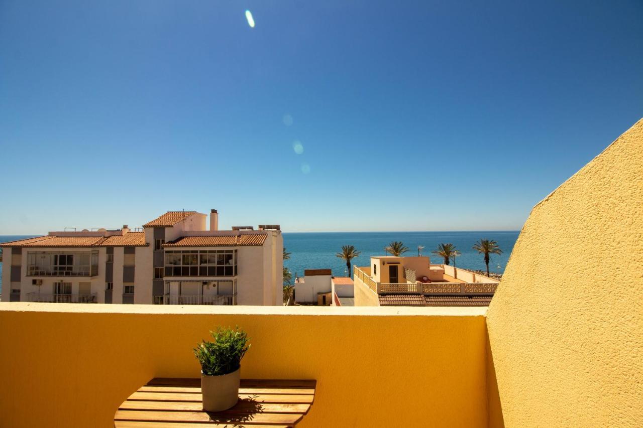 A View Of The Beach Duplex Málaga Exterior foto