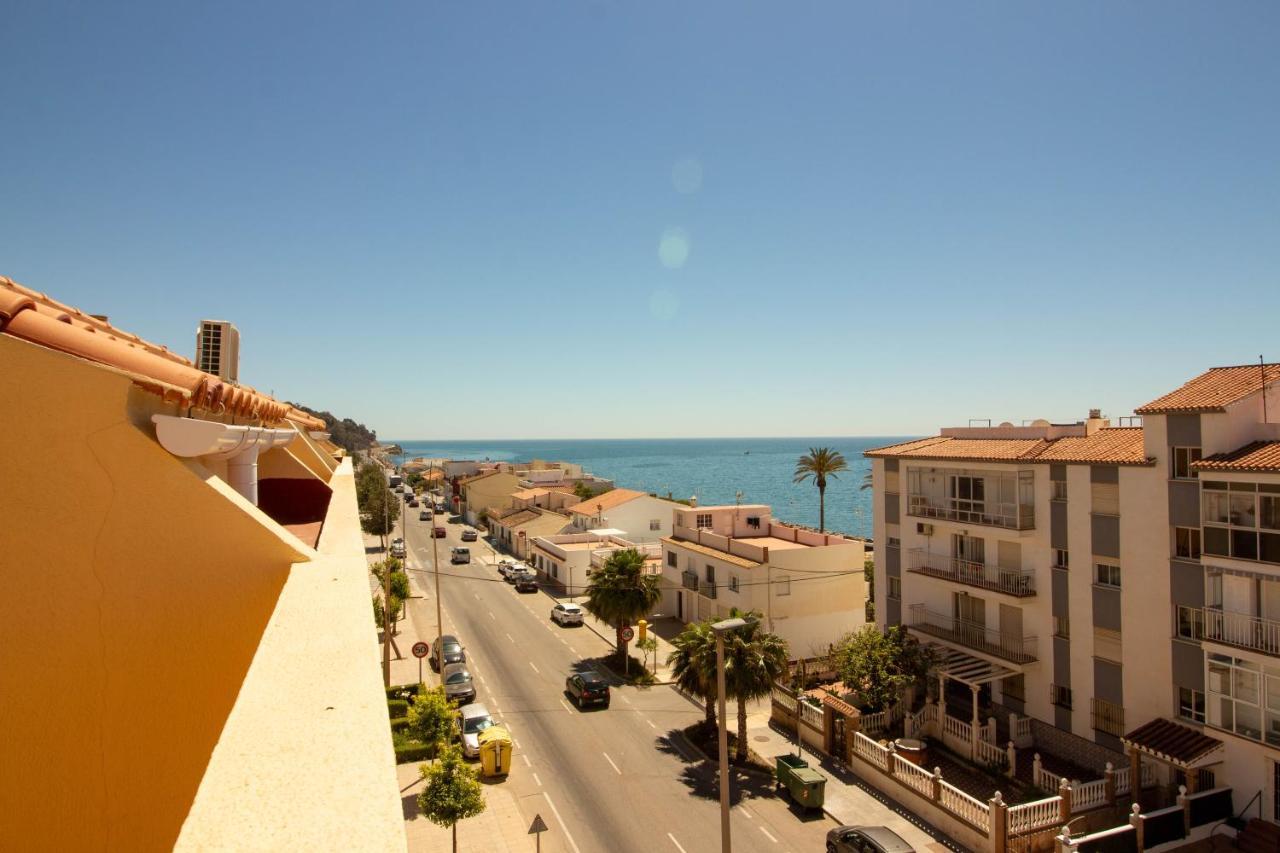 A View Of The Beach Duplex Málaga Exterior foto