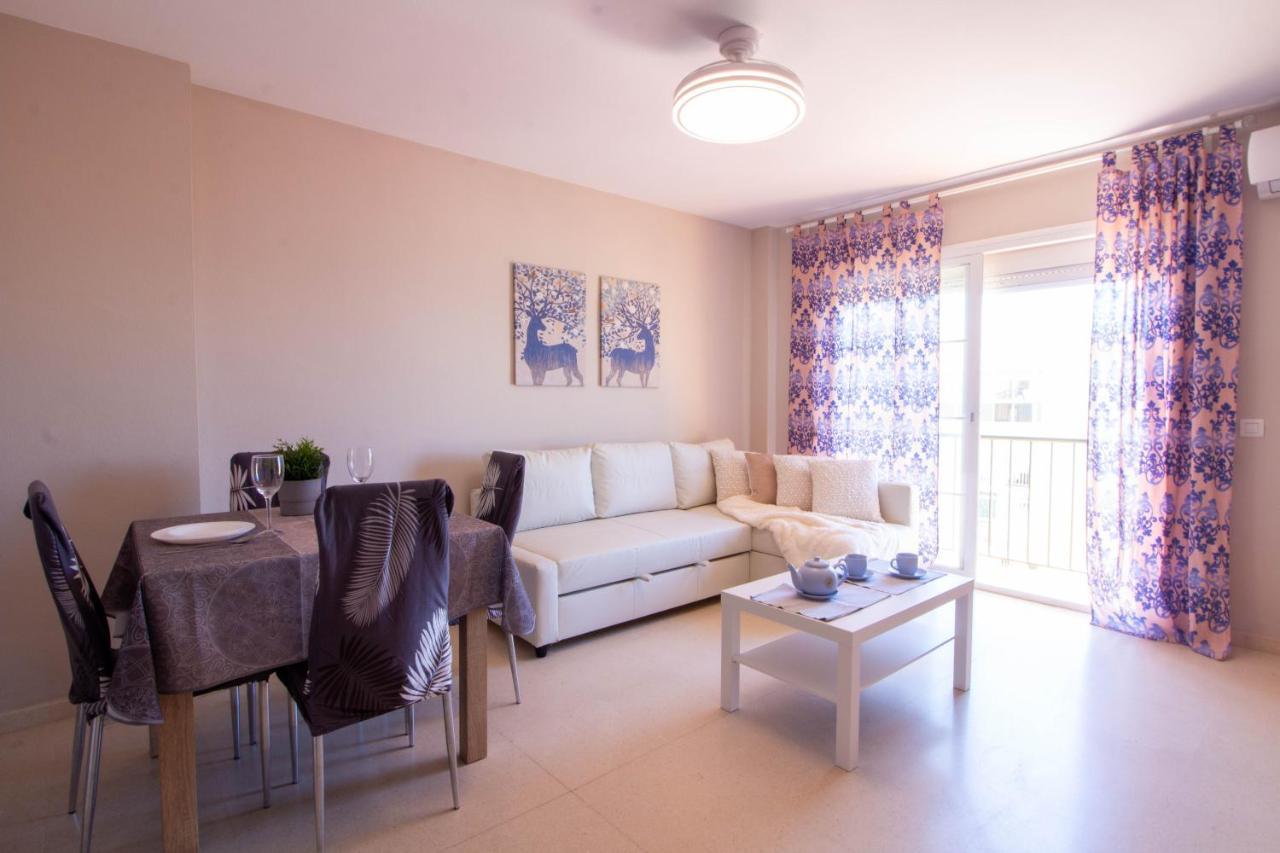 A View Of The Beach Duplex Málaga Exterior foto